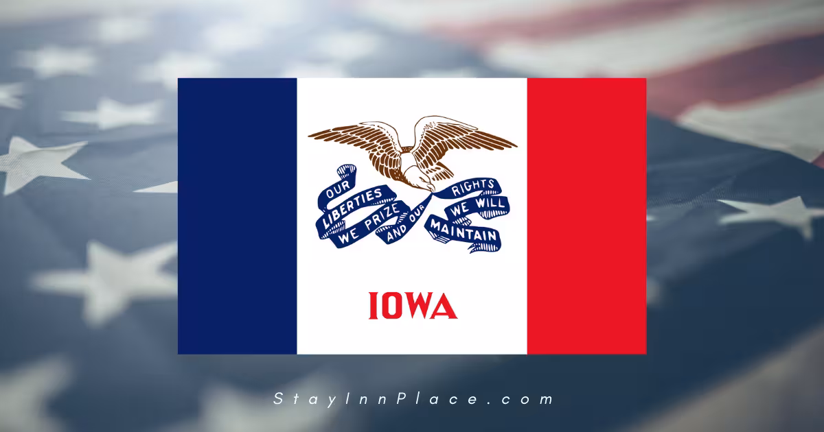 Iowa state flag